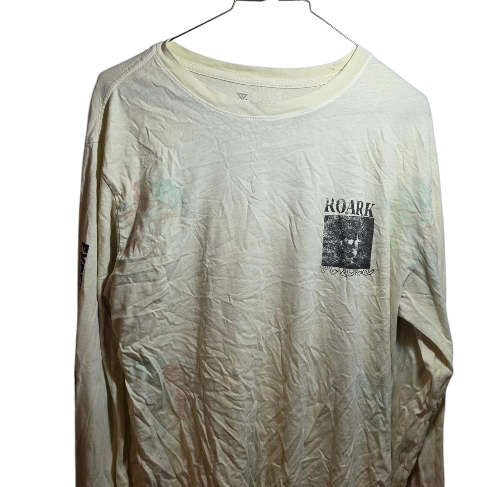 Roark Cream Long Sleeve Tee with Graphic